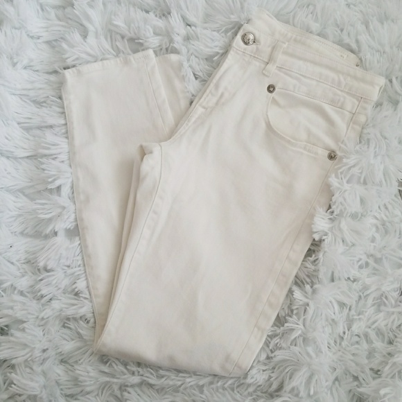 r13 white jeans